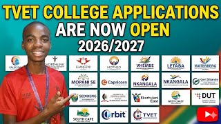 TVET Colleges' Application Step-by-step Guide | 2027