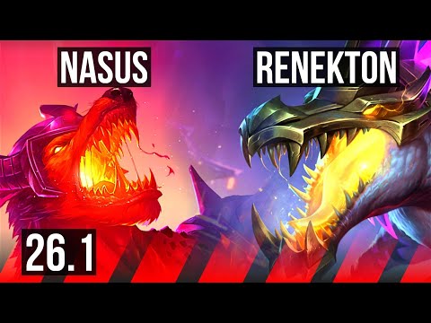 NASUS vs RENEKTON (TOP) | TR Challenger | 26.1