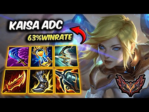 Kaisa vs Vayne ADC ( 63% Winrate ) Korea Grandmaster 943 LP | 17/6/14