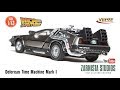 1:43 Scale Delorean Time Machine “Back to the Future” by Vitesse diecast Doc Brown Marty McFly
