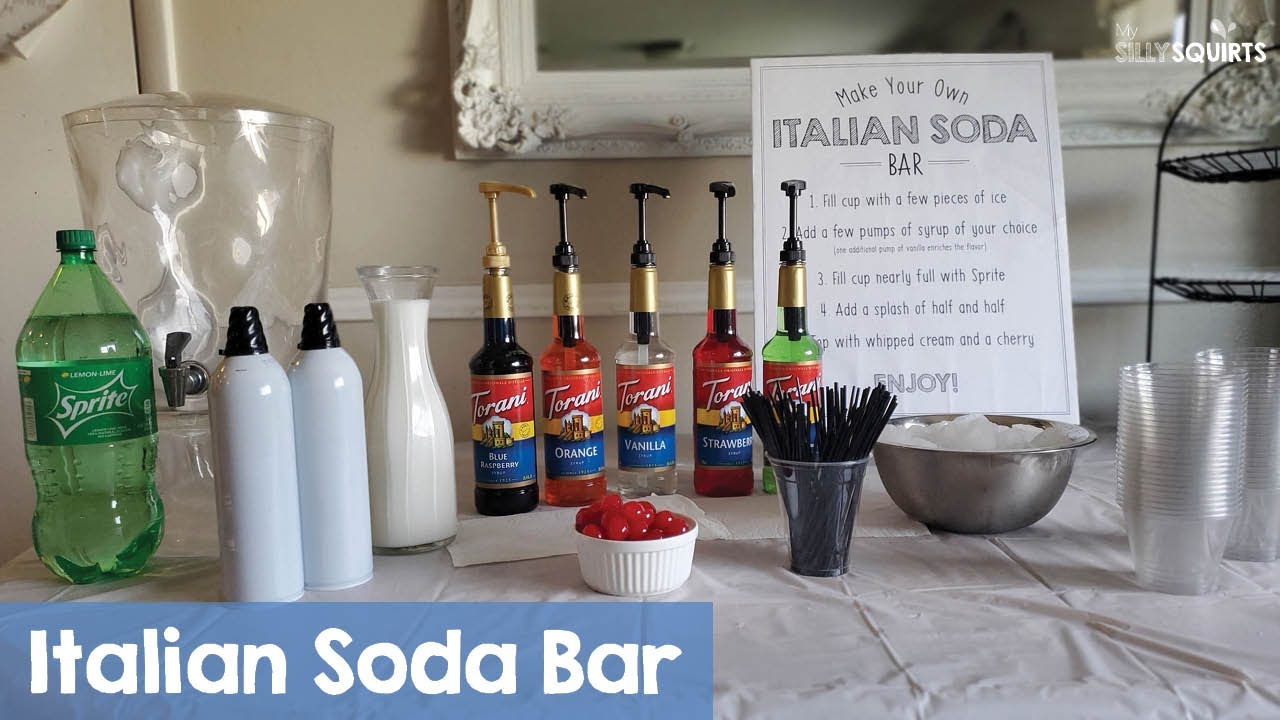 How to make a self-serve Italian Soda Bar