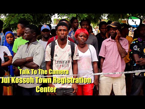 Talk To The Camera - Jui Kossoh Town Registration Center - Sierra Leone