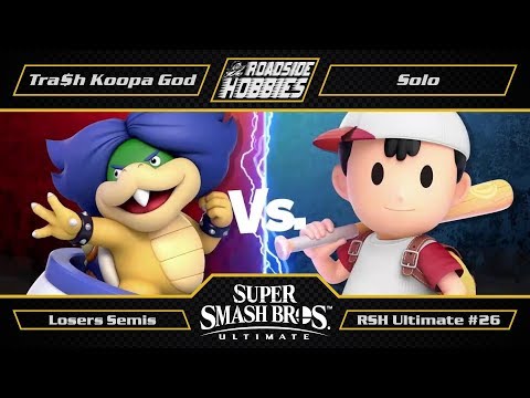 RSH Ultimate #26: Tra$h Koopa God (Bowser Jr.) vs Solo (Ness) - Losers Semis