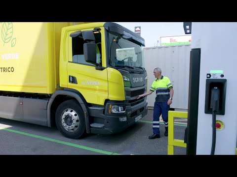 The feeling of driving an electric truck