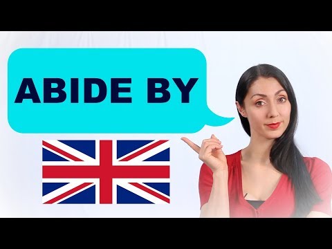 ABIDE BY | Learn English Phrasal Verbs
