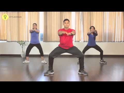 30日スクワットチャレンジ-6日目（相撲スクワットエクササイズ (30 Days Squat Challenge - Day 6 (Sumo Squats Exercise))