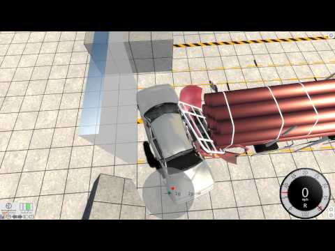 BeamNG Drive - Trailer Truck Crash Test