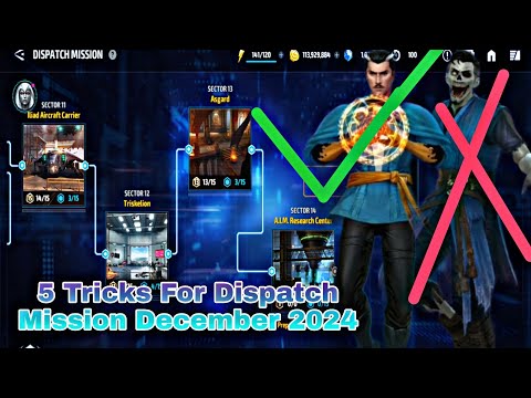 5 Tricks For Dispatch Mission December 2024 - Marvel Future Fight