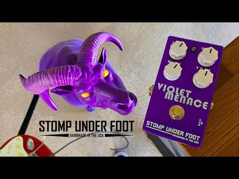 Stomp Under Foot Violet Menace — Violet Ram’s Head Big Muff with mids control imagen 5