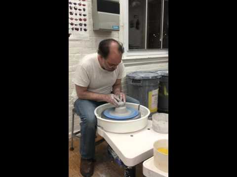 "OFF THE HUMP" Pottery Techniques: Small round vase demonstration