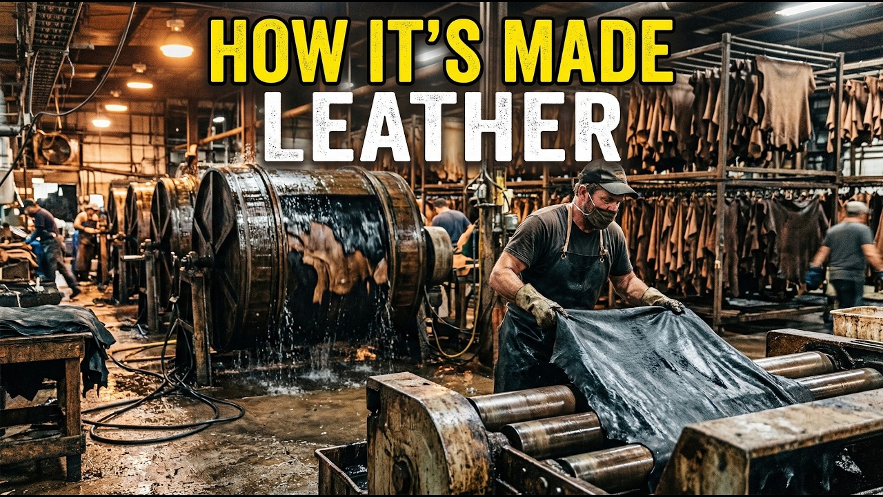 Inside the Leather Workshop – Watch Raw Materials Become Designer Goods