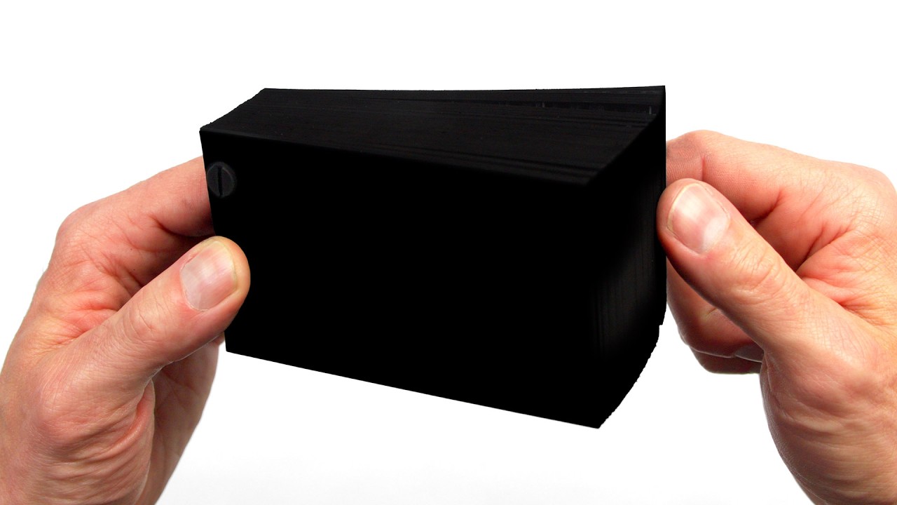 I Made the World's BLACKEST FLIPBOOK