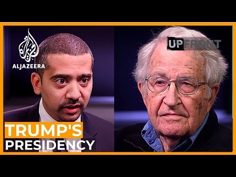 , title : 'Noam Chomsky on the new Trump era - UpFront special'