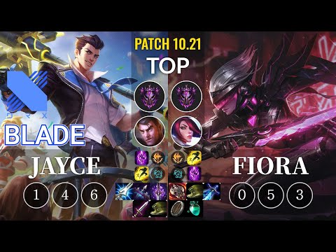 DRX Blade Jayce vs Fiora Top - KR Patch 10.21