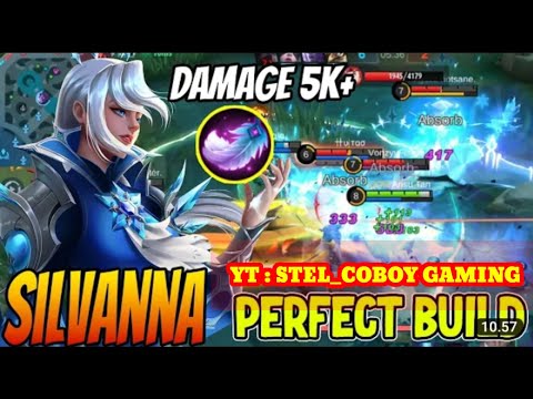 SUPER LIFESTEAL SILVANA DAMAGE BUILD || TERSAKITIN 2023 || MOBAIL LEGENDS INDONESIA