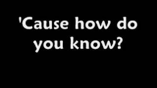 P.O.D - Tell me why - Lyrics