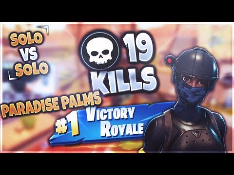 Paradise Palms! | 19 Kill Solo Game | Fortnite Battle Royale