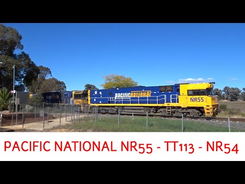 Pacific National Steel Train Chiltern Victoria 21 April 2021
