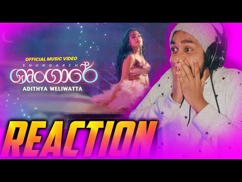 Shrungareh - Adithya Weliwatta | ශෘංගාරේ |  (PeppaMonkey) SRI LANKA REACTION !!!
