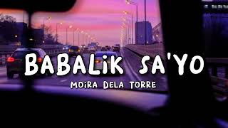 Download lagu Moira Dela Torre | BABALIK SAYO mp3