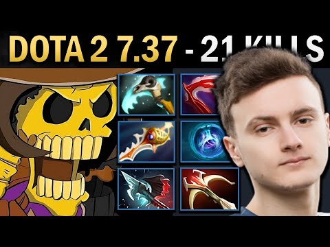Clinkz Gameplay Miracle with 21 Kills and Rapier - Dota 7.38
