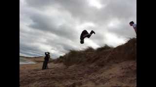 preview picture of video 'GRW Tricking at Fraserburgh Beach'