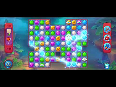 Fishdom gameplay level 1725