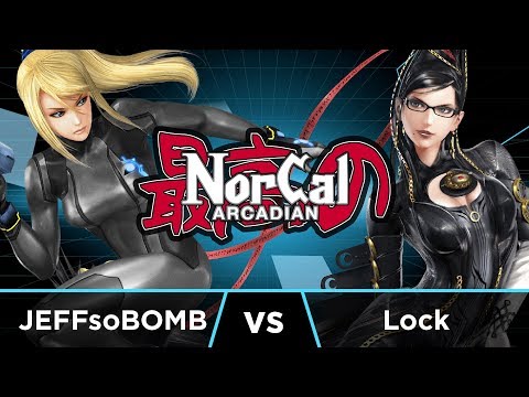 NorCal Arcadian 2018 - Top 32: JEFFsoBOMB (Zero Suit Samus) vs. Lock (Bayonetta)