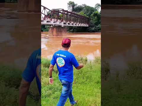 Situação de momento do Rio das velhas em santo hipolito (3/2/2026)