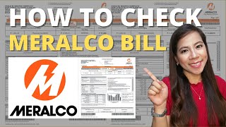 HOW TO CHECK YOUR MERALCO BILL I ONLINE REGISTRATION