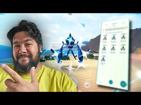 Every shiny, hundo and background from 50 Necrozma Raids