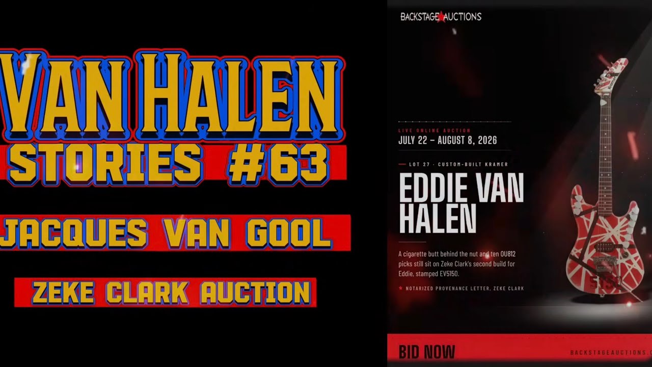 Van Halen Stories #63 Jacques van Gool 