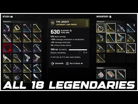 Dying Light The Beast How to Get ALL 18 LEGENDARY Weapons and Blueprints (Tips and Tricks)