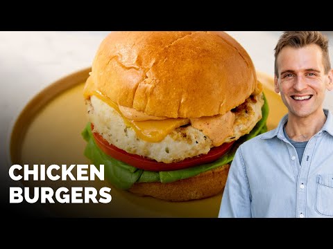 The special sauce on these chicken burgers is amazing!