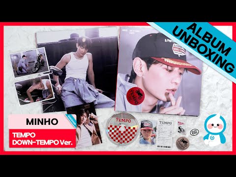 [4K UNBOXING] 🎁SHINee MINHO - The 1st Single [TEMPO] DOWN-TEMPO Ver. + [6KSHOP] GIVEAWAY EVENT🎁
