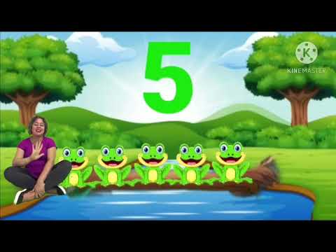 Cinco pequenos sapos - Professora Carmem Peixoto.