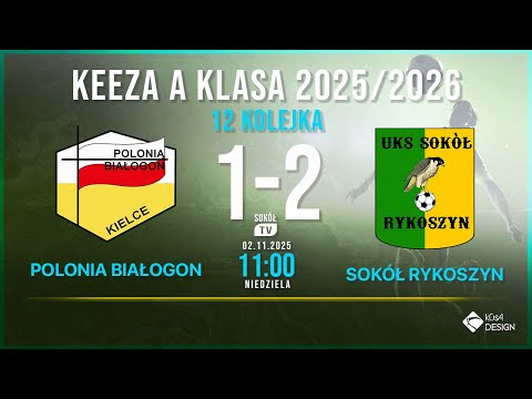 PKS Polonia Białogon - Sokół Nordkalk Górnik Rykoszyn 11 kolejka A Klasa 2025/2026