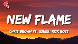 Chris Brown - New Flame (Lyrics) ft. Usher, Rick Ross