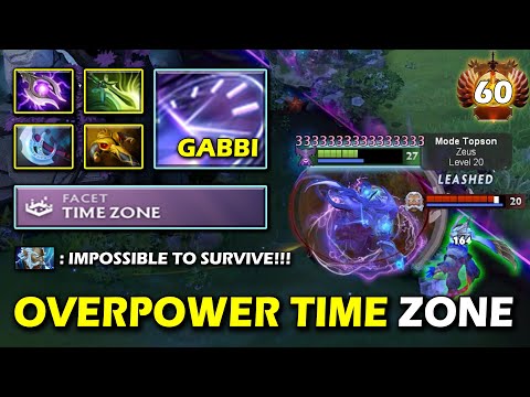 OVERPOWER FACET TIME ZONE By Gabbi Faceless Void Mjollnir + Butterfly Build Crazy Bash 7.36c DotA 2