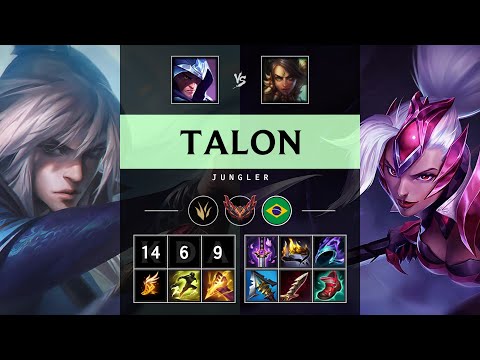 Talon Jungle vs Nidalee - BR Grandmaster Patch 25.06