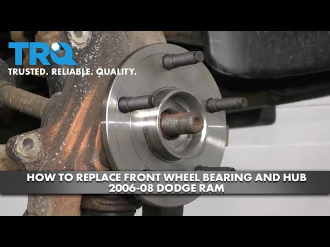How to Replace Front Wheel Bearing and Hub 2006-08 Dodge RAM