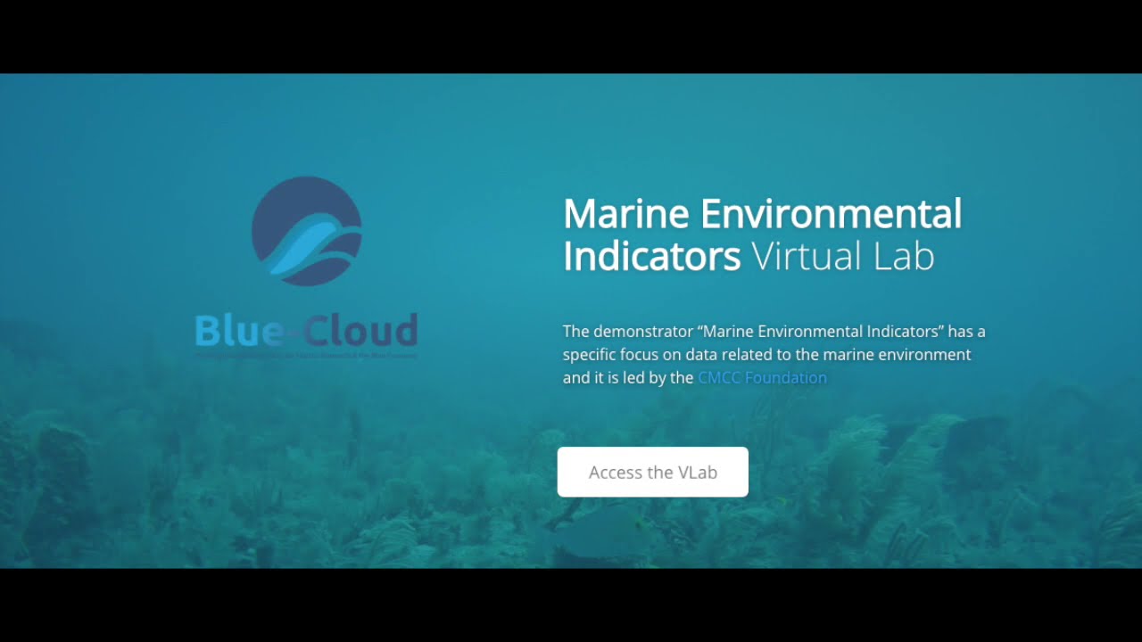 Marine Environmental Indicators - Virtual Lab tutorial