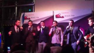 The Overtones - White Christmas (on the ferry)