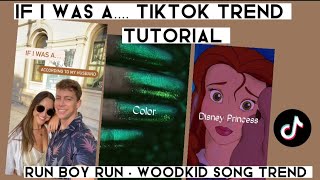 if i was tiktok trend tutorial | run boy run tiktok tutorial | run by run tiktok trend | New trend