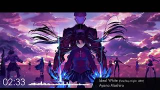 Karaoke - Ideal White by Ayana Mashiro (Fate/stay night: UBW OPENING 1) Instrumental