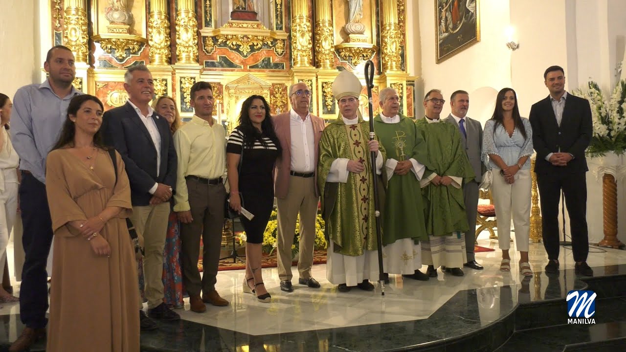 Presentación del retablo de la Iglesia de Santa Ana