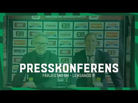 Presskonferens efter Färjestad - Leksand