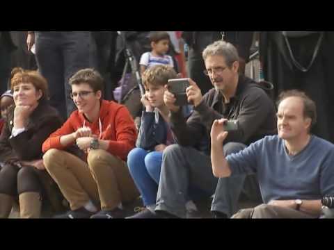 British News   British Army musicians flashmob   Sing, Sing, Sing  in Chamberlain Square, Birmingham