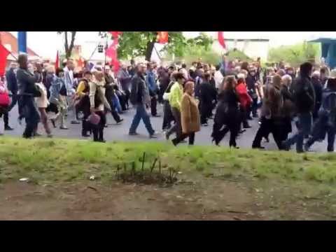Mariupol. Disgrace! Disgrace! Disgrace! 09.05.2014 (Victory Day)
