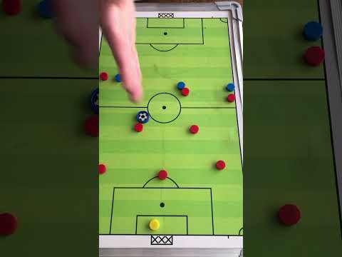 9v9 (3-2-3) Center forward positioning. (Offense)